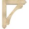 Ekena Millwork Legacy Arts and Crafts Rough Sawn Bracket w/ Offset Brace, Douglas Fir, 6"W x 24"D x 28"H BKT0604X24X28LEC03RDF - alternate 2